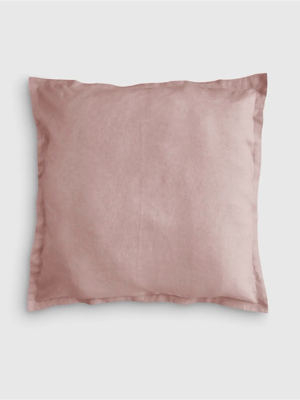 Dusty Mauve European Linen Euro Sham Set - Retail &60